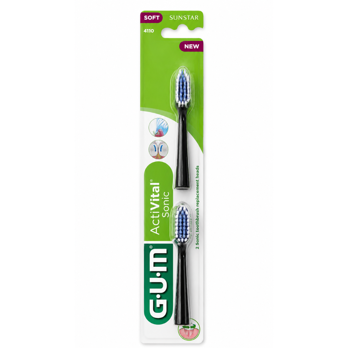Насадки до зубних щіток GUM Sonic Power