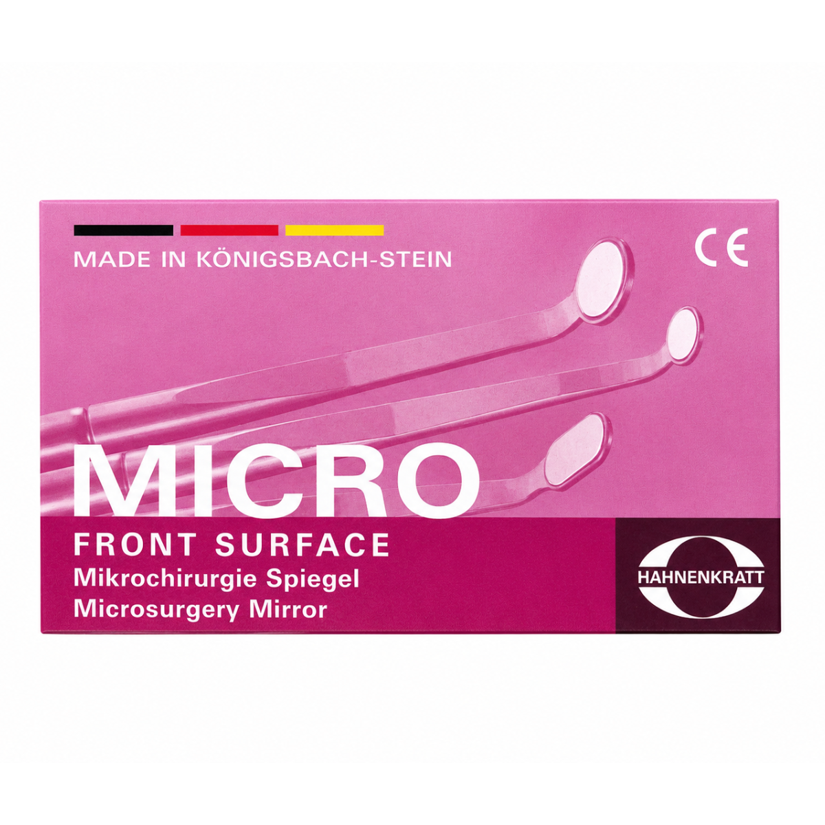 Дзеркало стоматологічне Black MICROflex родієве, 3x6 мм