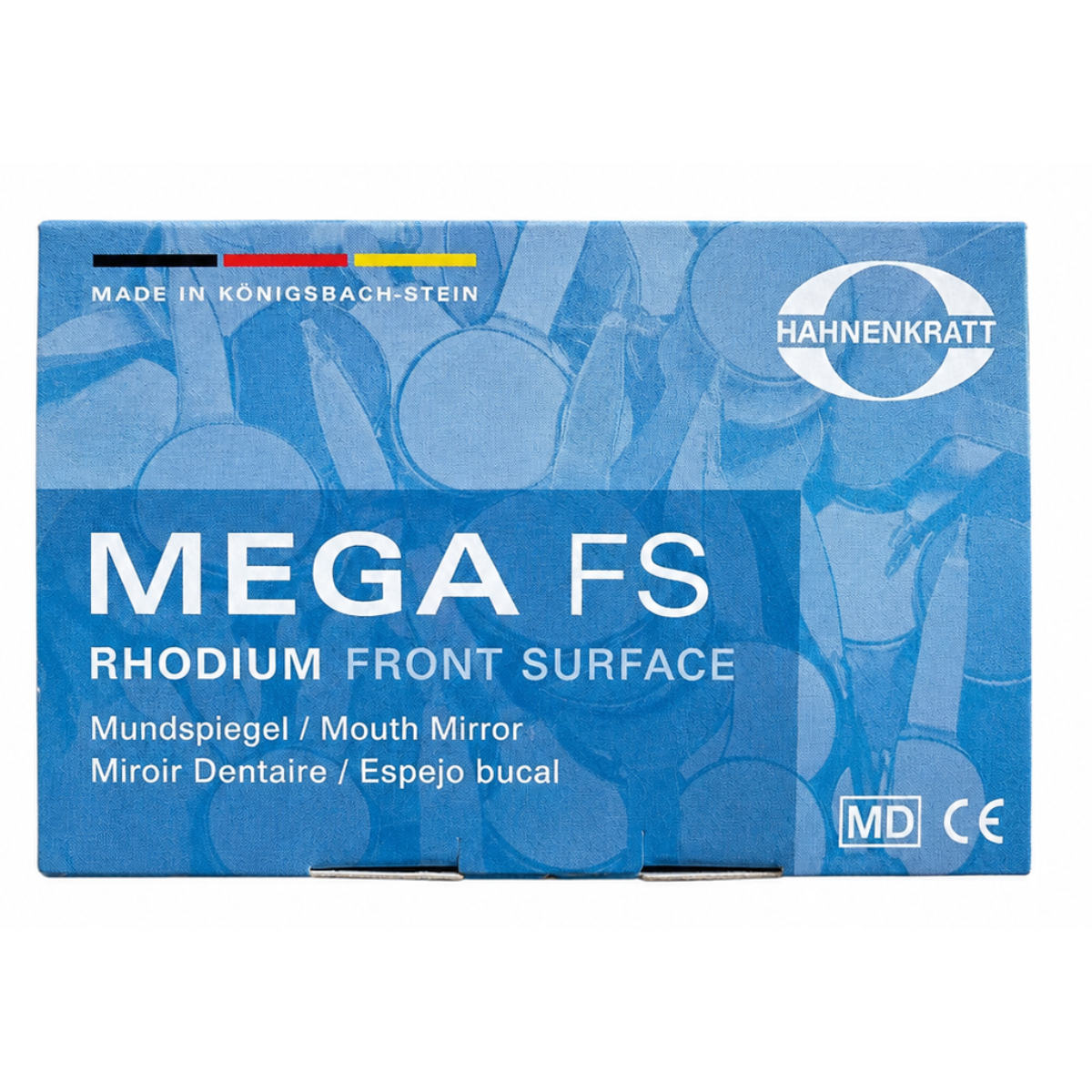 Дзеркало Black MEGA, 4 пряме