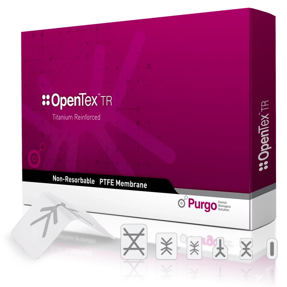 Мембрана PTFE з титановою рамкою 17*25 трикутник Opentex TR Purgo