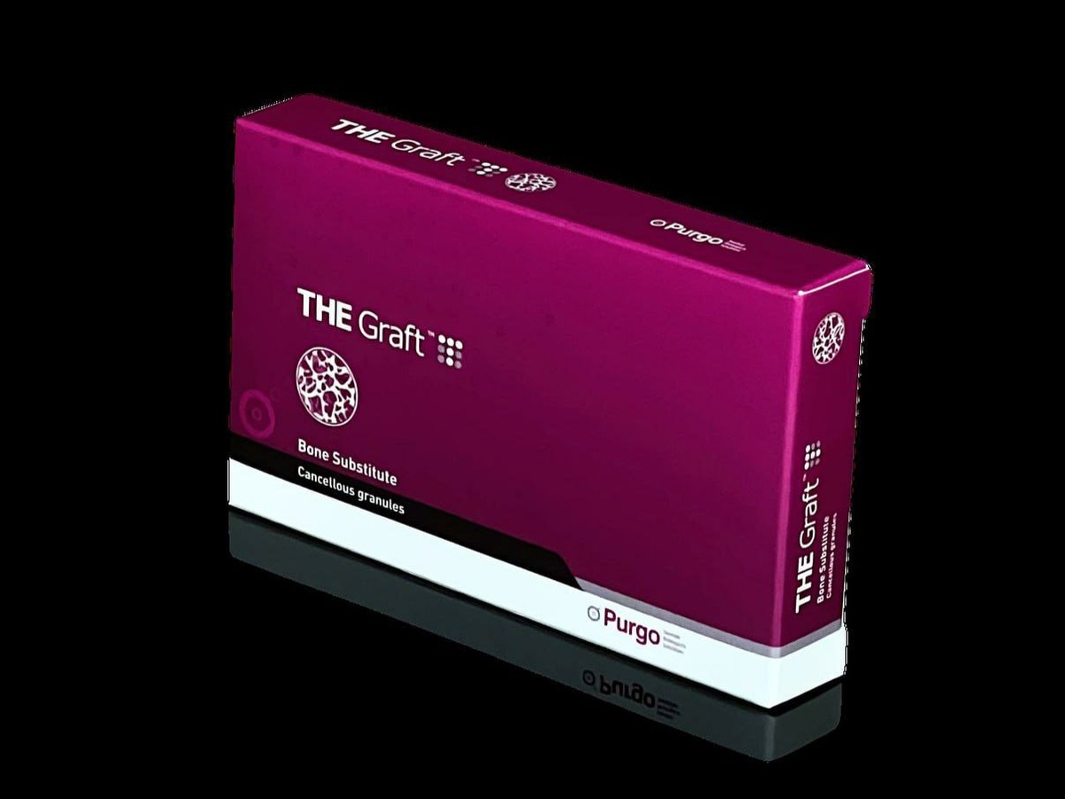 Кістка THE Graft 4.8 куб. см (0.25mm - 1mm) 2 g  (кістка свиняча-дрібна фракція) КОРЕЯ