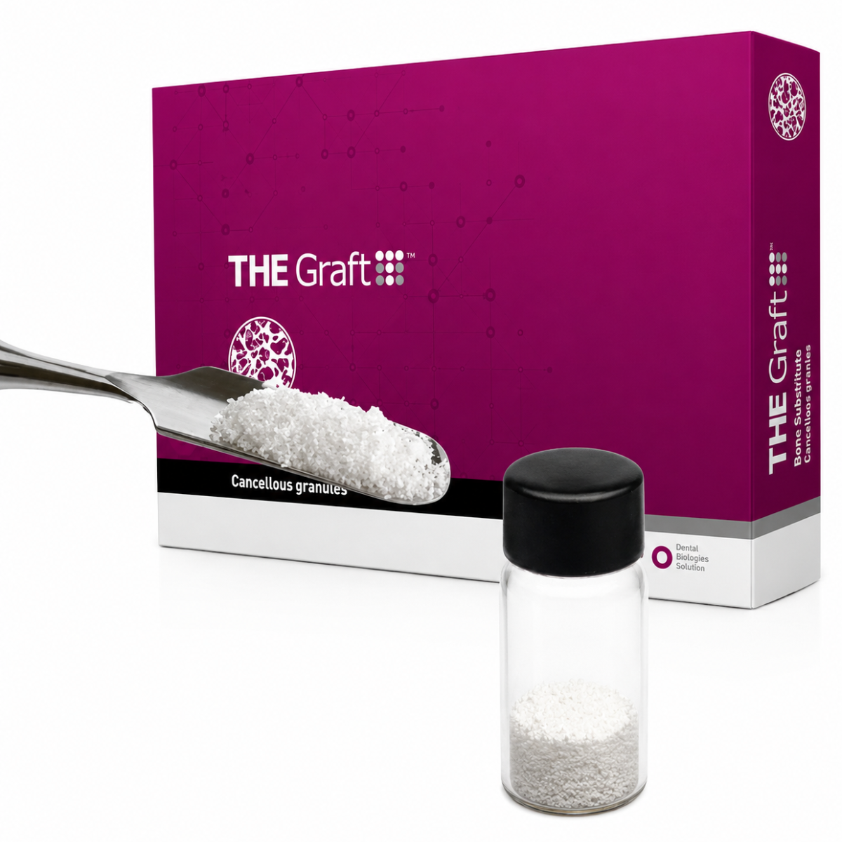 Кістка THE Graft 1.2 куб. см (0.25 - 1.0mm) 0.5 g  (кістка свиняча-дрібна фракція) КОРЕЯ