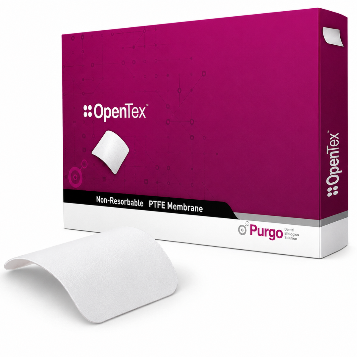 Мембрана PTFE нерезорбуема OpenTex 24*30 мм TM Purgo KOREA