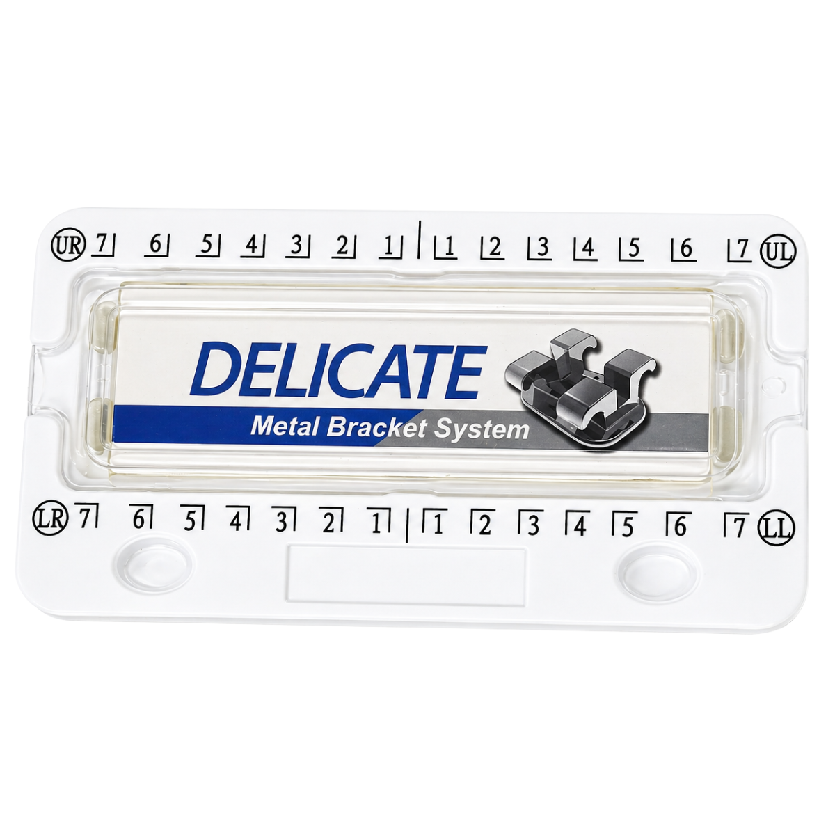 Металеві брекети Delicate Roth 022 (кр.3,4,5) – нижня щелепа