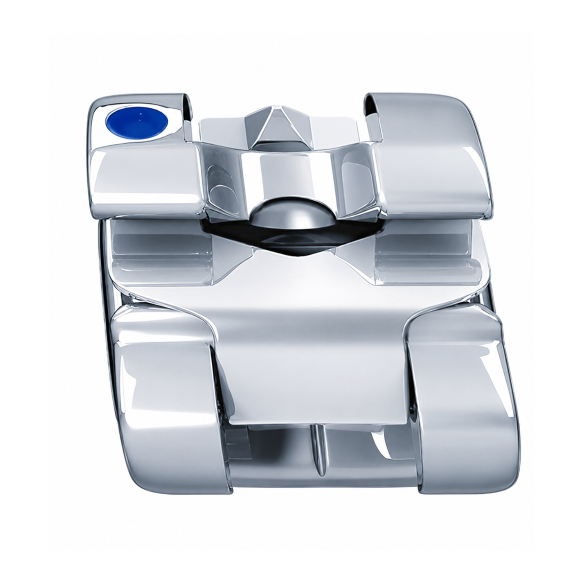 Металеві самолігуючі брекети Experience Rhodium Roth 022 з гачками 3,4,5 — набір
