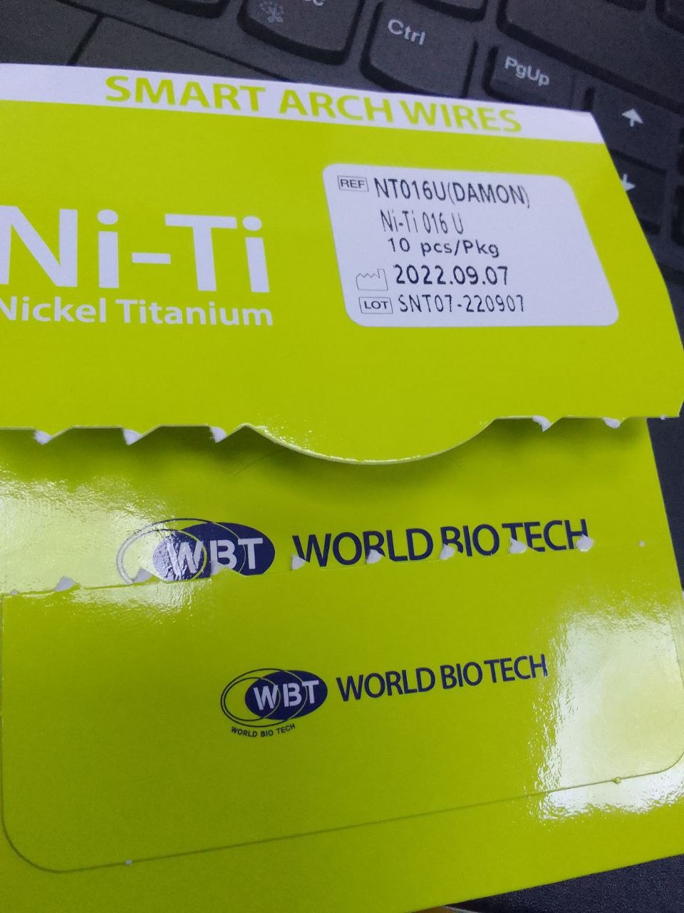 Дуга WBT Damon Form Ni-Ti