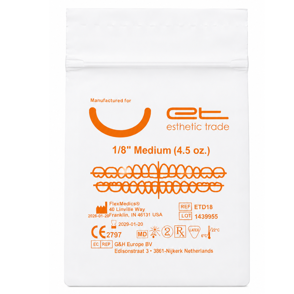 Еластики 1/8 (Light.Medium.Heavy)