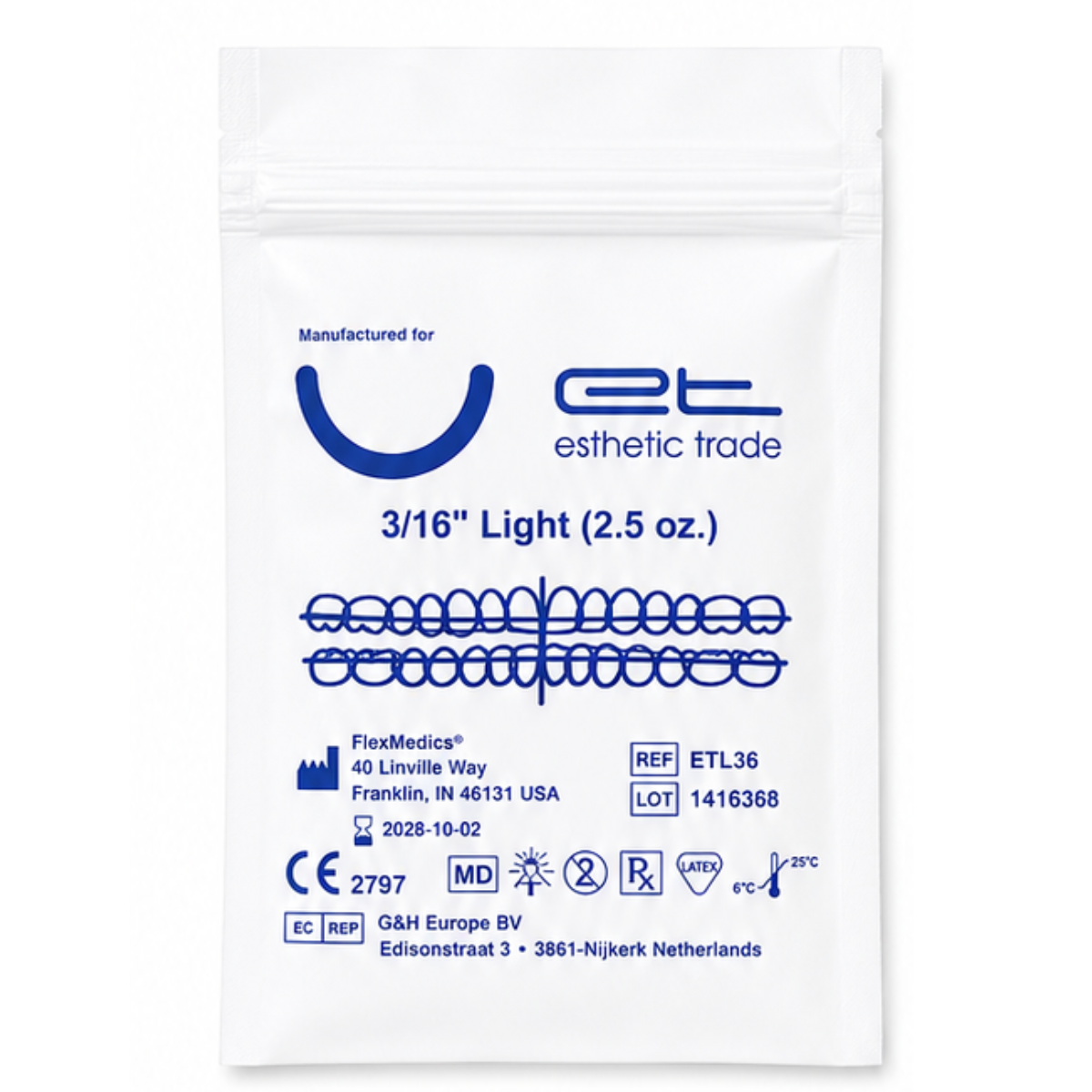Еластики 3/16 (Light.Medium.Heavy)