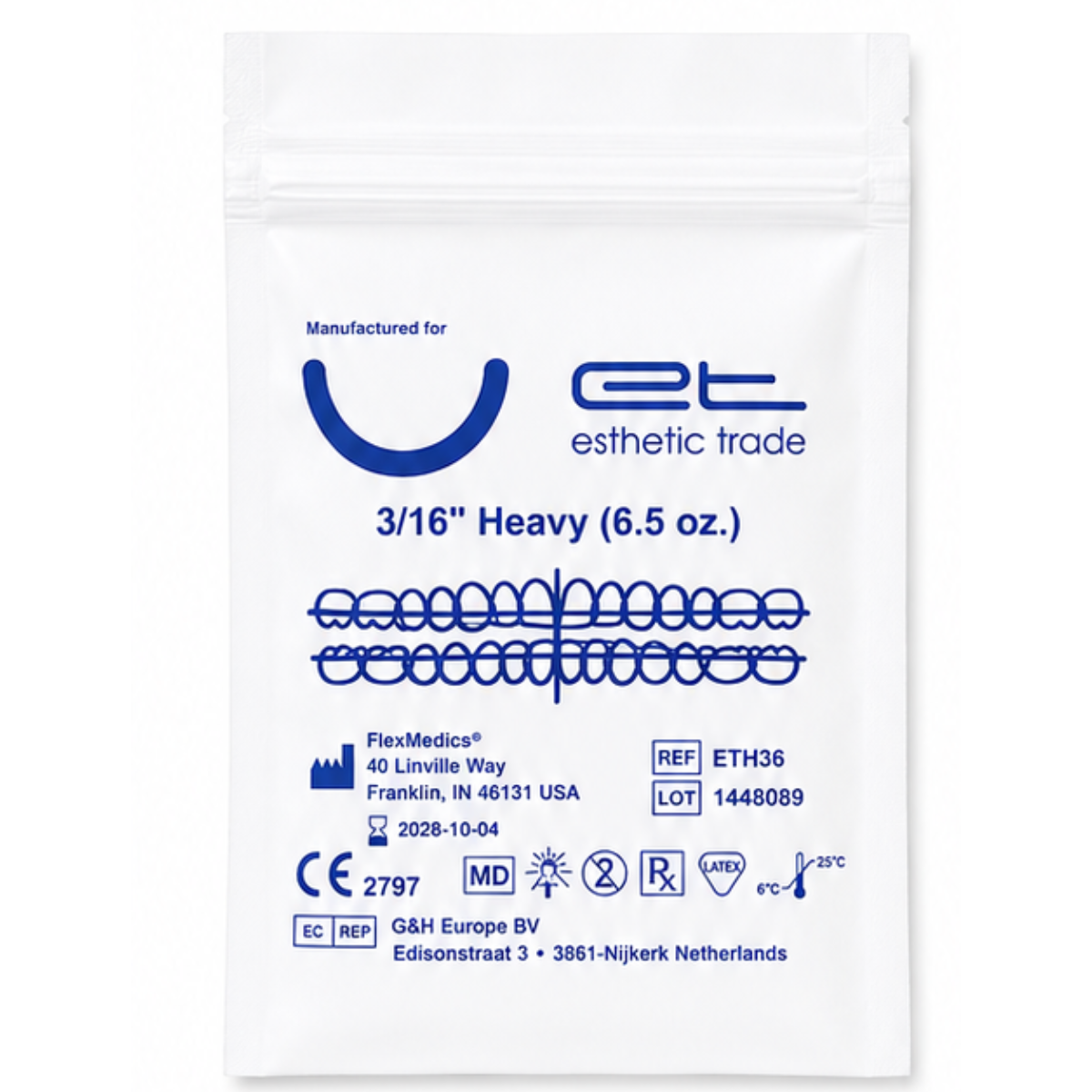 Еластики 3/16 (Light.Medium.Heavy)