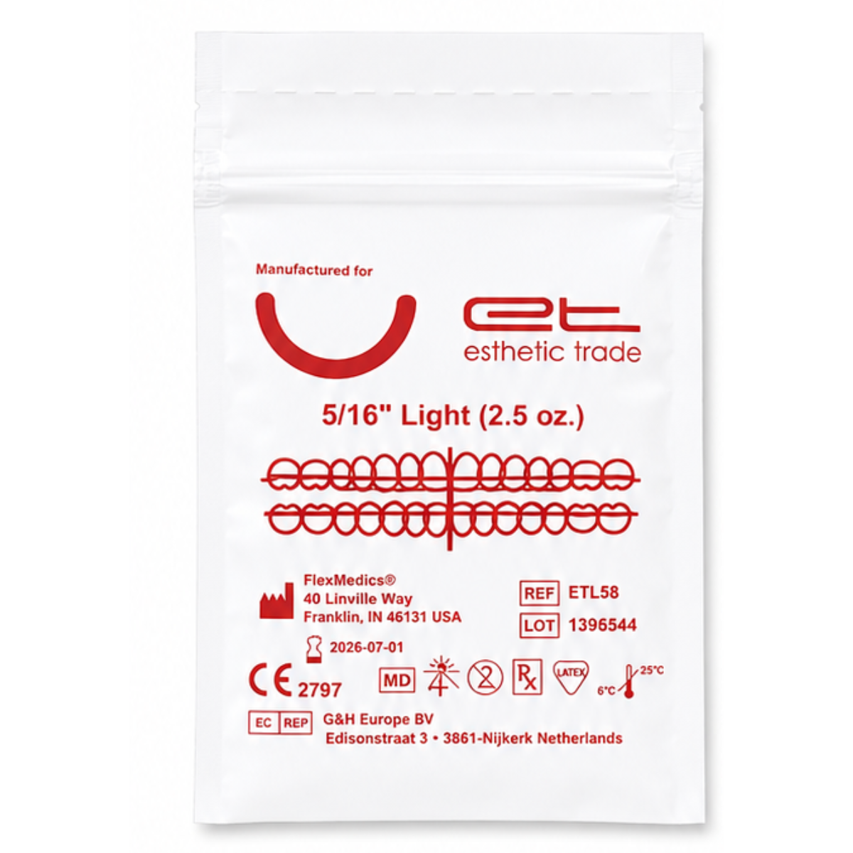 Еластики 5/16 (Light.Medium.Heavy.)